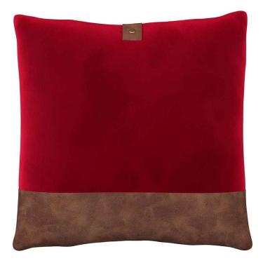 Imagem de almofada leme verho e marrom 50x50