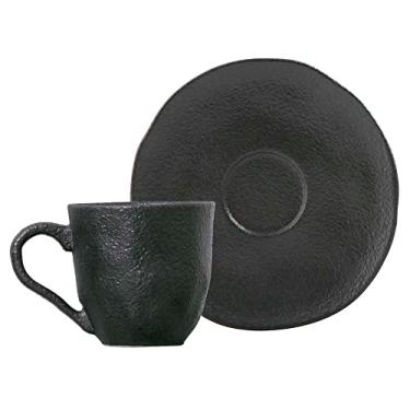 Imagem de Porto Brasil Conjunto com 6 Xícaras de Café com Pires Orgânico Pretto Matte 120ml