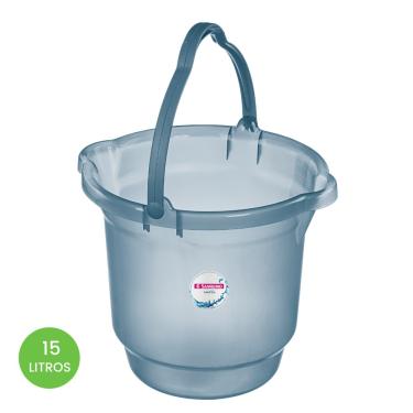 Imagem de Balde 15L Sanremo Translúcido Azul