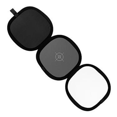 Imagem de Fotodiox Refletor dobrável portátil com três dobras + disco de alvo digital para cartão cinza/equilíbrio branco