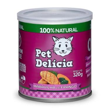 Imagem de Alimento Úmido Pet Delícia Maravilha De Frango 320G Gatos - Pet Delici