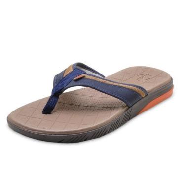 Imagem de Chinelo Masculino Br Sport 2251109 Caramelo Marinho - Br Sportes