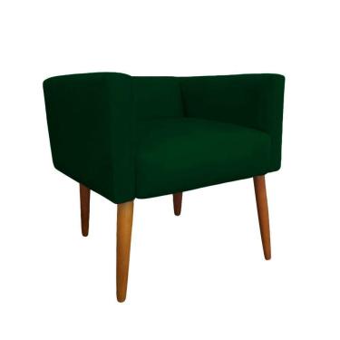 Imagem de Banco Decorativo Nina Suede Verde