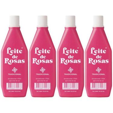 Imagem de Kit 4 Leite De Rosas Desodorante + Proteção Para Seu Corpo Indicado Pa
