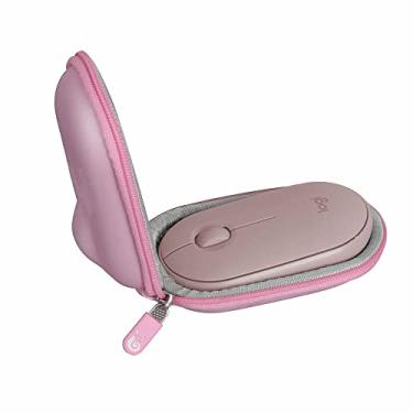 Imagem de Hermitshell Estojo de viagem para mouse sem fio portátil Logitech M355 (rosa claro)