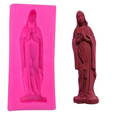 Imagem de Tvoip Molde de pudim de sabonete de chocolate solene em 3D para decoração de bolo utensílios de silicone