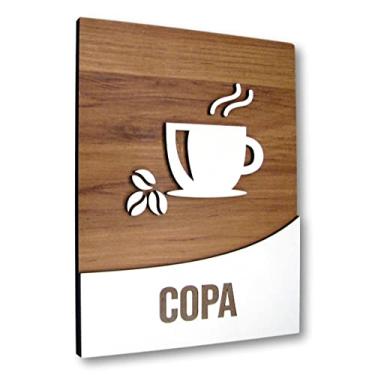 Imagem de Placa De Sinalização | Copa - MDF 18x14cm