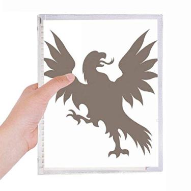 Imagem de Caderno Nacional de Abutre Europ Animals com Emblema Nacional de Papelaria Recarregável