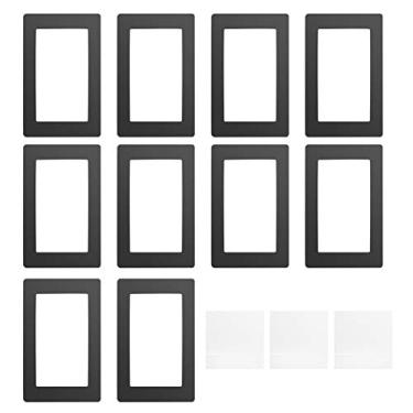 Imagem de LUGU Junta de LCD preta de 6,5 x 4,1 pol. Proteção cont der mamento de resina com panos -poei compatíveis com impresso Wanhao D7 P n P n-S de 5,5 polegadas LCD de resina 3D