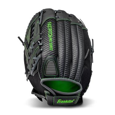 Imagem de Franklin Sports Luva de softball Fastpitch - Fastpitch Pro - Luva de softball para adultos e jovens - Campo interno e externo - Luva canhoto - Limão 33 cm Esquerda (22441L)