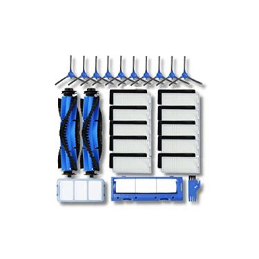 Imagem de JoyBros 25-Pack acessórios de peças de reposição compatíveis com Eufy RoboVac 11S, RoboVac 15C, RoboVac 30, RoboVac 25C 30C, RoboVac 12 15T RoboVac 35C Primário / Filtros, escovas laterais, escovas cilíndricas / protetor ...
