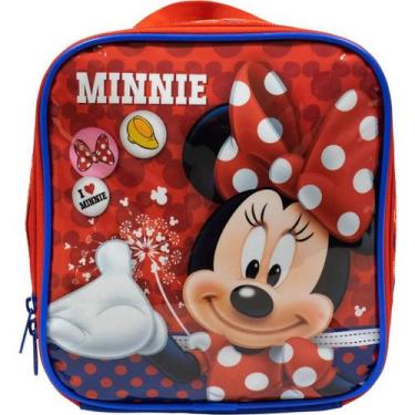 Imagem de Lancheira Térmica Escolar Minnie Mouse Vermelha - Xeryus