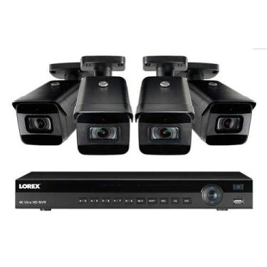 Imagem de Lorex 4KHDIP164i, 16 Sistema NVR Canal com 4 câmeras Nocturnal