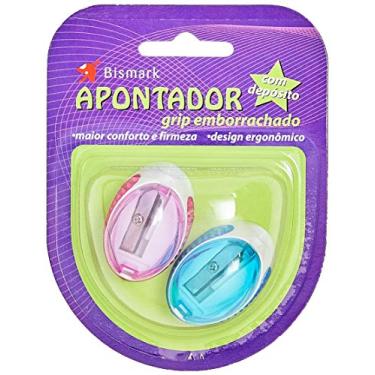 Imagem de Apontador Grip Emborrachado e Depósito, Bismark, AP095BC, 24 Blisters com 2 unididades