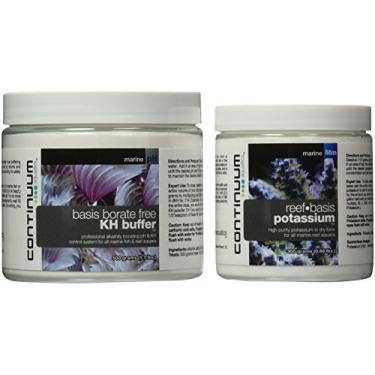 Imagem de Continuum Aquatics Tampão KH livre de borato – pH profissional que aumenta a alcalinidade e controle de KH para peixes marinhos e aquários de água salgada de recife, 500 g