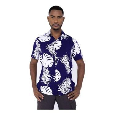 Imagem de Camiseta Floral Masculina Social Slim Pronta Entrega - Oahu Jeans