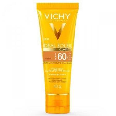 Imagem de Protetor Solar Facial Vichy Idéal Soleil Clarify Cor Média Fps60 40G