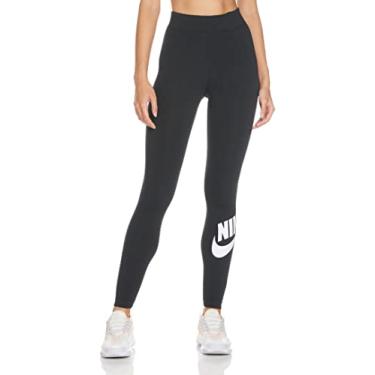 Imagem de Nike Sportswear Essential Women's High-Waisted Leggings XS (Black/White)