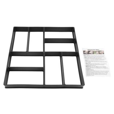 Imagem de Sluffs Walk Stone Maker, Moldes De Concreto Reutilizáveis, Molde De Concreto Para Pavimentação, Molde De Pedra Para Piso De Jardim, Caminho De Gramado Para Jardim, Moldes Cimento Para Pavimentação