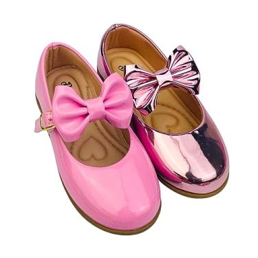 Imagem de Kit Com 2 Pares Sapatilha Infantil Menina feminina do 20 ao 34 Direto Da Fabrica Super Confortavél SPT505 (Rosa Bale e Rosê Espelhado, br_footwear_size_system, toddler, numeric, numeric_21)