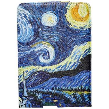 Imagem de WB Capa Kindle 11ª Geração Silicone Flexível e Sensor Magnético Vertical Flores (Não compatível com Kindle 10ª Geração, Kindle Paperwhite e Kindle Oasis) (Van Gogh)