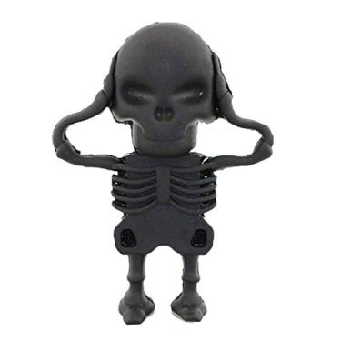 Imagem de Esqueleto humano de 16 GB modelo USB 3.0 Flash Drive 3.0 Pen Drive USB Jump Drive Memory Stick Zip Drive USB U Disk USB 3.0 Stick USB Disk USB Flash Memory - Preto