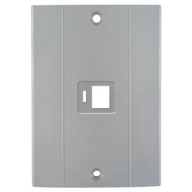 Imagem de Tampa Com Suporte Para 1 Tomada Rj 45 Para Conduletes Plastibox Tramontina