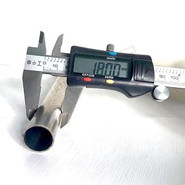 Imagem de Tubo de aço 18 mm tubo de aço cardon 16mm tubo de aço sem costura 15mm tubo de aço 14mm tubo de metal tubo redondo 13 mm tubos de aço 3/4 banheira (OD18mmID14mm, L50cm)