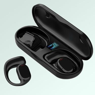 Imagem de Fone de ouvido Bluetooth sem fio pendurado, fones de ouvido sem fio Bluetooth 5.1 com estojo de carregamento Ganchos confortáveis ​​IPX5 Fones de ouvido abertos à prova d'água para esportes, trabalho,