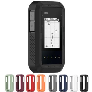 Imagem de Disscool Capa compatível com Garmin eTrex Solar, capa protetora de TPU macio antiqueda de substituição acessórios para smartwatch (preto)