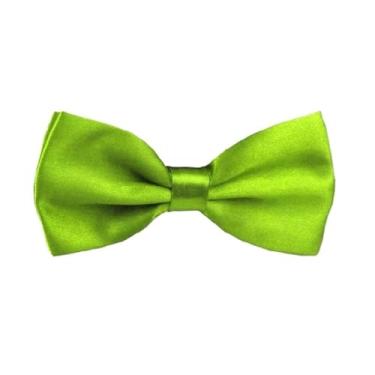 Imagem de Gravata Borboleta Com Regulador Adulto E Infantil (Adulto, Verde Neon)