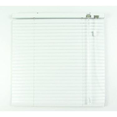 Imagem de Persiana Horizontal 25Mm Alumínio Crisdan Sem Furos Aparente Largura 1,35 X 1,35 Altura Branco