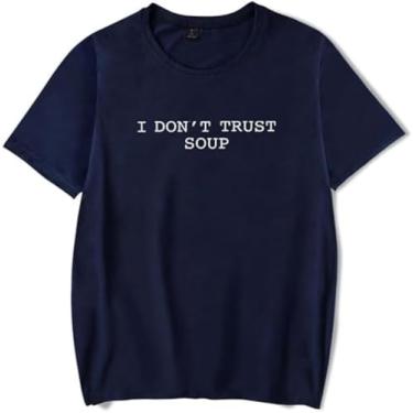 Imagem de Camiseta Ricky Stanicky John Cena I Don't Trust Soup Série de Filmes Gola Redonda Casual Moda Estampada Camiseta Unissex, 4, 3G