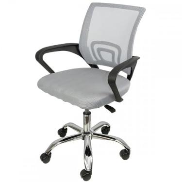 Imagem de Cadeira Office Tok Baixa Cinza com Base Rodízio