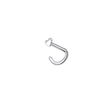 Imagem de Eu curto Acessórios - Piercing de nariz de coração em aço cirúrgico