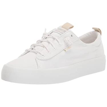 Imagem de Keds Tênis feminino Kickback Canvas Slip on, Branco, 6