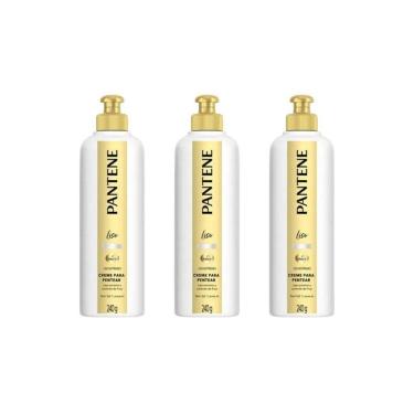 Imagem de Creme Para Pentear Pantene 240G Liso Extremo - Kit Com 3Un