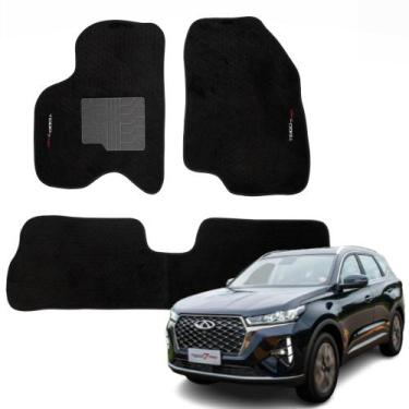 Imagem de Tapete de Carpete Personalizado Compatível Veículos Tiggo 7 - Requinte