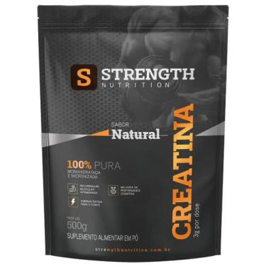 Imagem de Creatina Monohidratada Micronizada 500g 100% Pura Importada - Strength