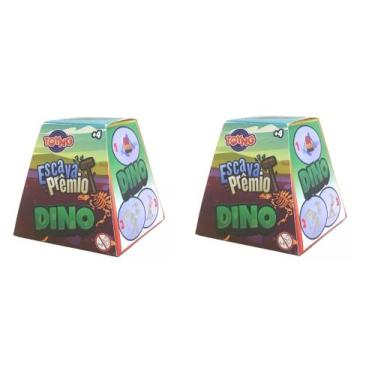 Imagem de Escava Prêmio Kit Explora Fóssil Dinossauro Toyng Kit com 2