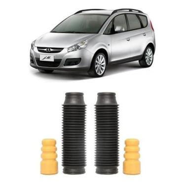 Imagem de Par Batente Coifa Do Amortecedor Traseiro Jac J6 2011 2012 - Qualykits
