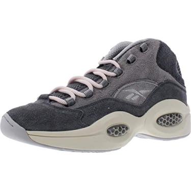 Imagem de Tênis de basquete masculino Reebok QUESTION MID, Cold Grey 6 / Mgh Solid Grey / Steel, 10.5