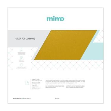 Imagem de Papel Color Pop Luminous Ouro Mimo - 30,5 x 30,5 cm - 250 gr - 20 unds