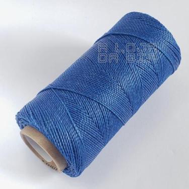 Imagem de Cordão Fio Encerado Cordone 1mm 100gr Linhasita Azul Royal