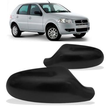 Imagem de Capa Retrovisor Fiat Palio 2004 a 2010 Preto Escolha o Lado - Blawer, 