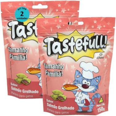 Imagem de Hana Tastefull Nuggets Para Gatos Salmão Grelhado 150g Kit 2 un - Hana