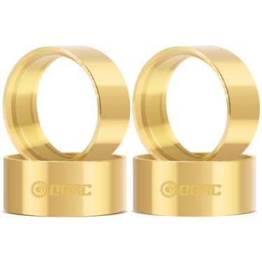 Imagem de OGRC 1.9 Inch Brass Internal Beadlock Ring Clamp Ring 105g Heavy Wheel Counterweight Clamp Ring Fits 1.9 Wheel Rim for 1/10 TRX4 TRX6 Axial SCX10 I II III Pro Redcat GEN7 GEN8 RC Crawler Car