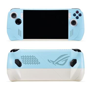Imagem de UYIYE Capa para ROG Ally Game Console, Capa protetora completa para ASUS ROG Ally Gaming Handheld Capa Acessórios (azul-bege)