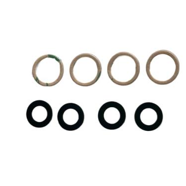 Imagem de zhxchzhi Substituição de lente de vidro da câmera traseira traseira OEM para peças TCL 10 Plus T782 T782P 4 peças/conjunto