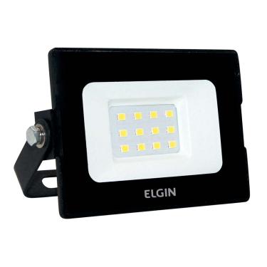 Imagem de Projetor LED 10W 6500K Branca Fria Preto Bivolt
